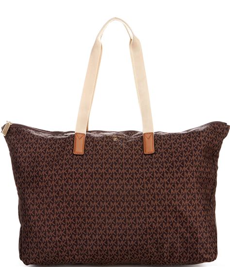 michael kors jet set travel large tote tangerinegold